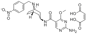 CAS#: 84923-22-8， 2-Amino-4-Methoxy-N-(8-(4-Nitrobenzyl)-3-beta-Nortropanyl)-5-Pyrimidinecarboxamide Maleate