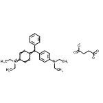 CAS 登录号：84962-80-1， N-[4-[[4-(二乙基氨基)苯基]苯基亚甲基]-2,5-环己二烯-1-亚基]-N-乙基-乙铵丁二酸酯(1:1)