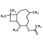 CAS#: 84963-23-5， 2,6,10,10-Tetramethylbicyclo[7.2.0]undec-3-yl acetate