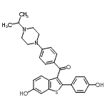 CAS#: 849662-80-2， [6-Hydroxy-2-(4-hydroxyphenyl)-1-benzothiophen-3-yl][4-(4-isopropyl-1-piperazinyl)phenyl]methanone