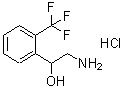 结构式 CAS# 849928-42-3, 2-氨基-1-(2-三氟甲基-苯基)-乙醇盐酸盐