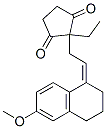 CAS#: 850-92-0， 2-[2-(3,4-Dihydro-6-Methoxy-1(2H)-Naphthylidene)Ethyl]-2-Ethylcyclopentane-1,3-Dione
