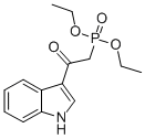 structure of CAS# 850231-86-6, Diethyl [2-(Indol-3-Yl)-2-Oxoethyl]Phosphonate;Diethyl [2-(Indol-3-Yl)-2-Oxoethyl]Phosphonate