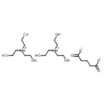 CAS#: 85030-00-8， Bis[2-hydroxy-N,N-bis(2-hydroxyethyl)ethanaminium] glutarate