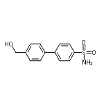 structure of CAS# 850316-27-7, 4-[4-(hydroxymethyl)phenyl]benzenesulfonamide;[1,1'-BIPHENYL]-4-SULFONAMIDE,4'-(HYDROXYMETHYL)-;4-(4-Hydroxymethylphenyl)phenylsulfonamide;4-[4-(hydroxymethyl)phenyl]benzenesulfonamide