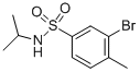 structure of CAS# 850429-66-2, N-Isopropyl-3-Bromo-4-Methylbenzenesulfonamide;3-Bromo-N-Isopropyl-4-Methyl-Benzenesulfonamide;3-Bromo-N-Isopropyl-4-Methylbenzenesulfonamide;3-Bromo-4-Methyl-N-Propan-2-Yl-Benzenesulfonamide