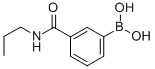 结构式 CAS# 850567-22-5, 3-(N-丙基氨基羰基)苯硼酸