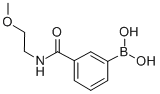 结构式 CAS# 850567-33-8, 3-(2-甲氧基乙基氨基羰基)苯硼酸