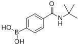 结构式 CAS# 850568-14-8, 4-(叔丁基氨基羰基)苯硼酸