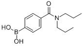 结构式 CAS# 850568-32-0, 4-(二丙基氨基甲酰)苯硼酸