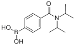 structure of CAS# 850568-33-1, 4-(Diisopropylcarbamoyl)Phenylboronic Acid;4-(N,N-Diisopropylaminocarbonyl)Benzeneboronic Acid 98%;4-(N,N-DIISOPROPYLAMINOCARBONYL)BENZENEBORONIC ACID;4-(N,N-DIISOPROPYLAMINOCARBONYL)PHENYLBORONIC ACID