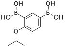 structure of CAS# 850568-40-0, 4-Isopropoxy-1,3-Phenylenebisboronic Acid;4-Isopropoxybenzene-1,3-Bisboronic Acid 98%;4-ISOPROPOXY-1,3-PHENYLENEBISBORONIC ACID;4-Isopropoxy-1,3-Phenylenediboronic Acid