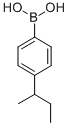 structure of CAS# 850568-56-8, (4-Sec-Butyl)Benzeneboronic Acid;(4-Sec-Butylphenyl)Boronic Acid(SALTDATA: FREE);Boronic Acid, [4-(1-Methylpropyl)Phenyl]-;4-(1-METHYLPROPYL)BENZENEBORONIC ACID