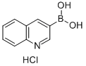 structure of CAS# 850568-71-7, 3-Quinolineboronic Acid Hydrochloride;Quinoline-3-Boronic Acid Hydrochloride 97%;Quinoline-3-Boronic Acid Hydrochloride;3-QUINOLINEBORONIC ACID HYDROCHLORIDE