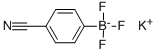 structure of CAS# 850623-36-8, Potassium (4-Cyanophenyl)Trifluoroborate;Borate(1-),(4-Cyanophenyl)Trifluoro-,Potassium;POTASSIUM (4-CYANOPHENYL)TRIFLUOROBORATE;POTASSIUM (4-CYANOPHENY)TRIFLUOROBORATE