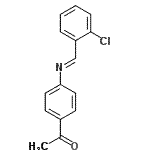 CAS#: 85111-80-4， 1-{4-[(E)-(2-Chlorobenzylidene)amino]phenyl}ethanone