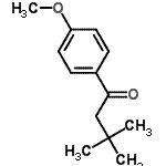 结构式 CAS# 85157-92-2, 1-(4-甲氧基苯基)-3,3-二甲基-1-丁酮