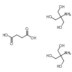 CAS#: 85169-32-0， Succinic acid - 2-amino-2-(hydroxymethyl)-1,3-propanediol (1:2)
