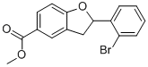 CAS#: 851777-30-5， 2-(2-Bromo-Phenyl)-2,3-Dihydro-Benzofuran-5-Carboxylic Acid Methyl Ester