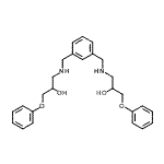 CAS#: 85187-40-2， 1,1'-[1,3-Phenylenebis(methyleneimino)]bis(3-phenoxy-2-propanol)