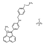 CAS#: 85187-80-0， 2-[4-[(4-Ethoxyphenyl)Methylamino]Phenyl]-1-Ethylbenz[cd]Indolium Hydrogen Sulphate