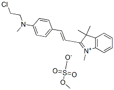 CAS#: 85204-55-3， 2-[2-[4-[(2-Chloroethyl)Methylamino]Phenyl]Vinyl]-1,3,3-Trimethyl-3H-Indolium Methyl Sulphate