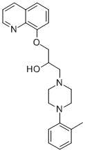 CAS#: 85239-23-2， 4-(2-Methylphenyl)-alpha-((8-Quinolinyloxy)Methyl )-1-Piperazineethanol
