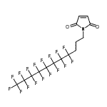 CAS#: 852527-40-3， 1-(4,4,5,5,6,6,7,7,8,8,9,9,10,10,11,11,11-Heptadecafluoroundecyl)-1H-pyrrole-2,5-dione