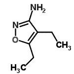CAS#: 852822-25-4， 4,5-Diethyl-1,2-oxazol-3-amine