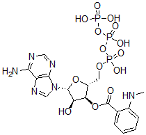 CAS#: 85287-56-5， Adenosine 5'-(tetrahydrogen triphosphate), 3'-(2-(methylamino)benzoate)