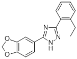 CAS#: 85303-87-3， 3-(2-Ethylphenyl)-5-Piperonyl-1H-1,2,4-Triazole