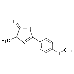 CAS#: 85380-77-4， 2-(4-Methoxyphenyl)-4-methyl-1,3-oxazol-5(4H)-one