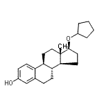 CAS#: 85391-72-6， (17beta)-17-(Cyclopentyloxy)estra-1(10),2,4-trien-3-ol