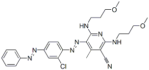 CAS#: 85392-21-8， 5-[[2-Chloro-4-(Phenylazo)Phenyl]Azo]-2,6-Bis[(3-Methoxypropyl)Amino]-4-Methylnicotinonitrile