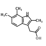 CAS#: 85405-60-3， (2,6,7-Trimethyl-1H-indol-3-yl)acetic acid