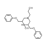 CAS 登录号：85422-99-7， 1-[(2-羟基乙基)(2-羟基-3-苯氧基丙基)氨基]-3-苯氧基-2-丙醇