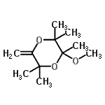 CAS#: 854388-41-3， 3-Methoxy-2,2,3,5,5-pentamethyl-6-methylene-1,4-dioxane