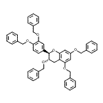 CAS#: 85443-49-8， (2R,3S)-3,5,7-Tris(benzyloxy)-2-[3,4-bis(benzyloxy)phenyl]chromane