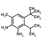 CAS#: 854633-87-7， 3-Isopropyl-6-methyl-4-(2-methyl-2-propanyl)-1,2-benzenediamine