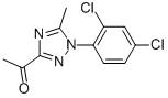 structure of CAS# 854737-98-7, 3-Acetyl-1-(2,4-Dichlorophenyl)-5-Methyl-1,2,4-Triazole;3-Acetyl-1-(2,4-Dichlorophenyl)-5-Methyl-1,2,4-Triazole;3-Acetyl-1-(2,4-Dichlorophenyl)-5-Methyl-1,2,4-