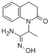CAS#: 85475-51-0， 3,4-Dihydro-N-Hydroxy-alpha-Methyl-2-Oxo-1(2H)-Quinolineethanimidamide