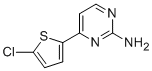structure of CAS# 855308-65-5, 4-(5-Chloro-2-Thienyl)-2-Pyrimidinamine
