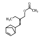 CAS#: 85567-26-6， 2-(Bicyclo[2.2.1]hept-5-en-2-ylmethylene)butyl acetate