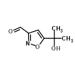 CAS#: 855747-31-8， 5-(2-Hydroxy-2-propanyl)-1,2-oxazole-3-carbaldehyde