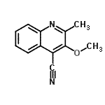 CAS#: 855754-09-5， 3-Methoxy-2-methyl-4-quinolinecarbonitrile