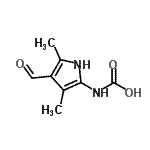 CAS#: 856121-21-6， (4-Formyl-3,5-dimethyl-1H-pyrrol-2-yl)carbamic acid