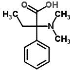 CAS#: 85614-51-3， 2-(Dimethylamino)-2-phenylbutanoic acid
