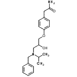 CAS 登录号：85650-48-2， 2-(4-{3-[苄基(异丙基)氨基]-2-羟基丙氧基}苯基)乙酰胺