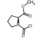 CAS#: 85665-59-4， Methyl 1-(chlorocarbonyl)-L-prolinate