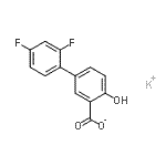 CAS#: 85665-84-5， Potassium 2',4'-difluoro-4-hydroxy-3-biphenylcarboxylate